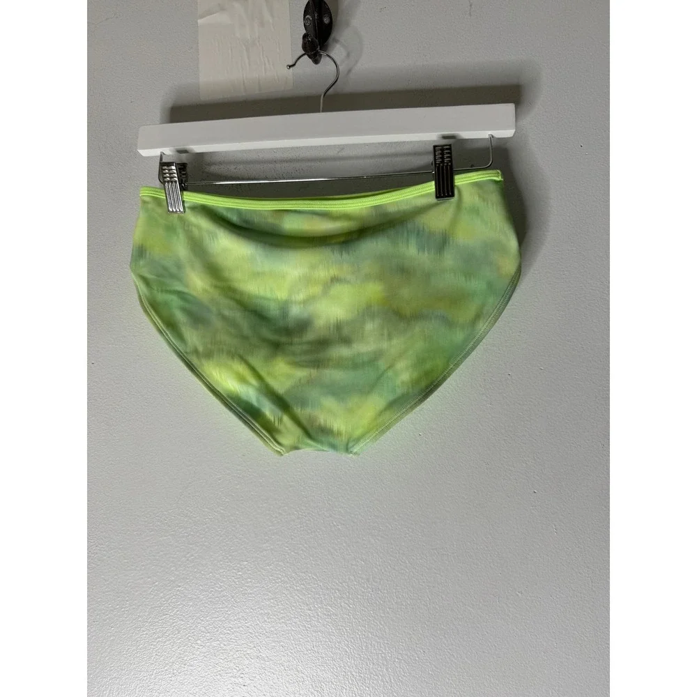 Athleta Girl Reversible Bikini Swim Bottom Green Tie-Dye (‎ XXL/16 ) NWOT